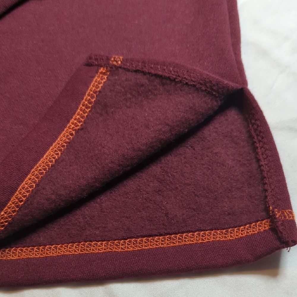 Colosseum Maroon and Orange Virginia Tech Sweatshirt - Picture 8 of 9